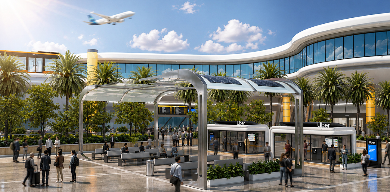 Uber Mobility Solutions – JFK + LAX Airport Future Visions