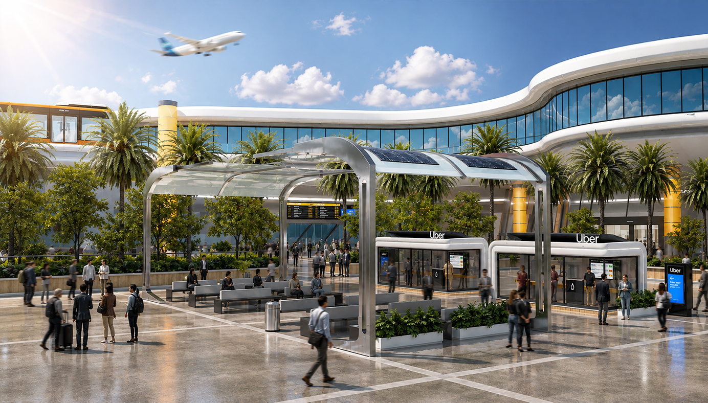 Uber Mobility Solutions – JFK + LAX Airport Future Visions